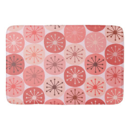 Midden-eeuwse moderne atoompatronen Retropatroon v Badmat