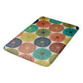 Midden-eeuwse moderne atoompatronen Retropatroon v Badmat (Gekanteld)