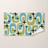 Midden-eeuwse moderne atoompatroon bad handdoek (Handdoek)