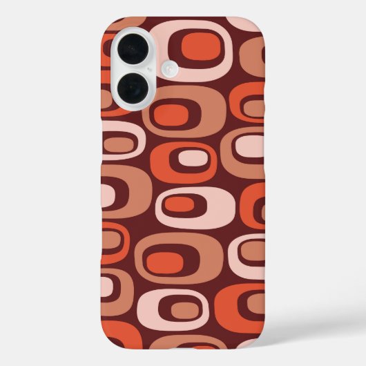 Midden-eeuwse moderne atoompatroon Case-Mate iPhone case (Achterkant)