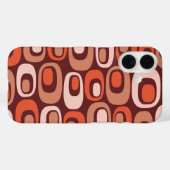 Midden-eeuwse moderne atoompatroon Case-Mate iPhone case (Achterkant (horizontaal))
