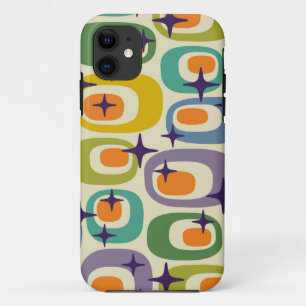 Midden-eeuwse moderne atoompatroon Case-Mate iPhone case
