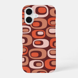 Midden-eeuwse moderne atoompatroon iPhone 16 hoesje
