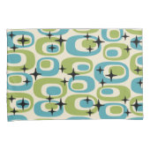 Midden-eeuwse moderne atoompatroon kussensloop (Voorkant-Rechts)