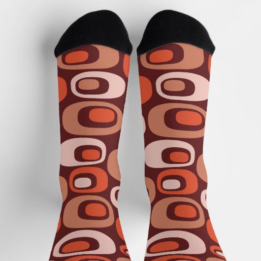 Midden-eeuwse moderne atoompatroon sokken (Top)
