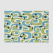 Midden-eeuwse moderne atoompatroon tissuepapier (Voorkant)