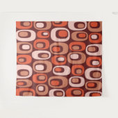 Midden-eeuwse moderne atoompatroon wandkleed (Voorkant (horizontaal))