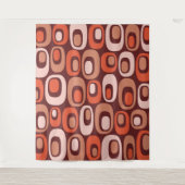 Midden-eeuwse moderne atoompatroon wandkleed (Voorkant)