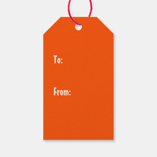 Midden-eeuwse moderne atoompuntpatroon cadeaulabel (Achterkant)