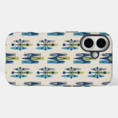 Midden-eeuwse moderne atoomtijdperk Case-Mate iPhone case (Achterkant (horizontaal))