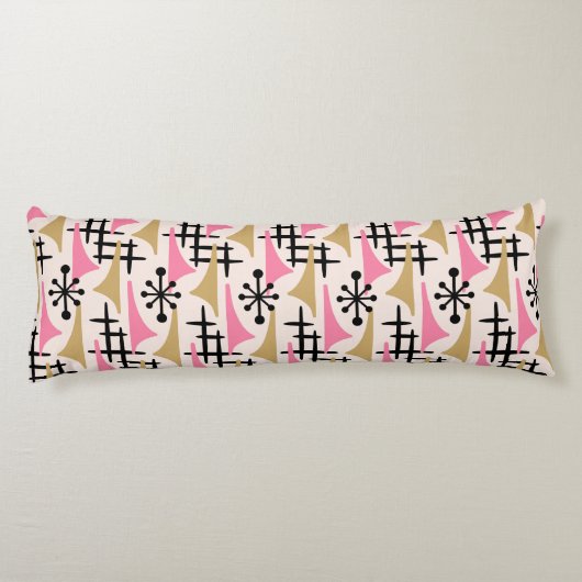 Midden-eeuwse moderne atoomtijdperk lichaamskussen (Achterkant)