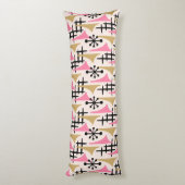 Midden-eeuwse moderne atoomtijdperk lichaamskussen (Achterkant (Verticaal))