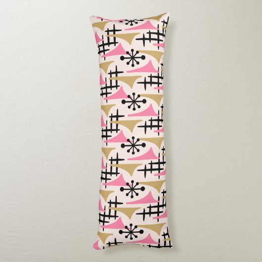 Midden-eeuwse moderne atoomtijdperk lichaamskussen (Achterkant (Verticaal))