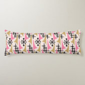 Midden-eeuwse moderne atoomtijdperk lichaamskussen (Voorkant)