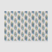 Midden-eeuwse moderne atoomtijdperk tissuepapier (Voorkant)