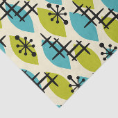 Midden-eeuwse moderne atoomvalpatronen tissuepapier (Detail)