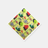 Midden-eeuwse moderne atoomvispapier luiers servet (Hoek)