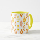 Midden-eeuwse moderne atoomvormen Sinaasappel, gee Mok (Voorkant rechts)