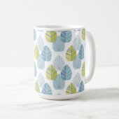 Midden-eeuwse moderne bladeren koffiemok (Voorkant rechts)