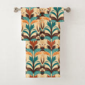 Midden-eeuwse moderne Boho Bad Handdoek (Insitu)