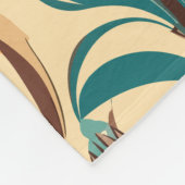 Midden-eeuwse moderne Boho Fleece Deken (Hoek)