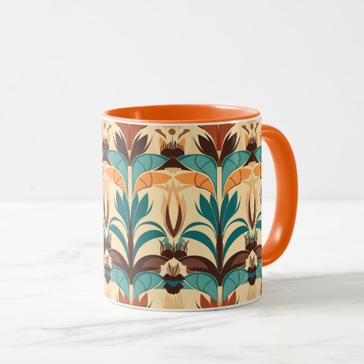 Midden-eeuwse moderne Boho Mok (Voorkant rechts)