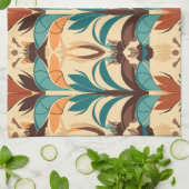 Midden-eeuwse moderne Boho Theedoek (Gevouwen)