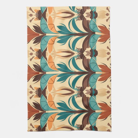 Midden-eeuwse moderne Boho Theedoek (Verticaal)