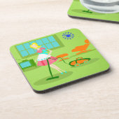 Midden-eeuwse moderne detailhandel in Onderzetters (Linkerzijde)