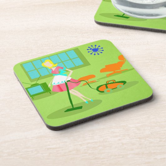 Midden-eeuwse moderne detailhandel in Onderzetters (Linkerzijde)