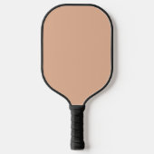 Midden-eeuwse moderne effen zoete perzik kleur pickleball paddle (Voorkant)