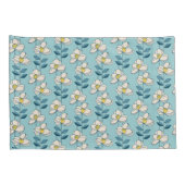 Midden-eeuwse moderne Floral Leaf Pattern Kussensloop (Achterkant-Rechts)