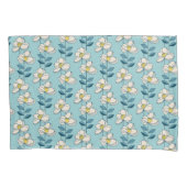 Midden-eeuwse moderne Floral Leaf Pattern Kussensloop (Voorkant-Links)