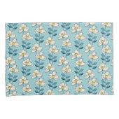 Midden-eeuwse moderne Floral Leaf Pattern Kussensloop (Voorkant-Rechts)