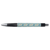 Midden-eeuwse moderne Floral Leaf Pattern Pen (Voorkant)