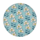 Midden-eeuwse moderne Floral Leaf Pattern Snijplank (Voorkant)