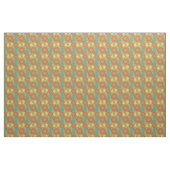 Midden-eeuwse moderne geel stof (Fat Quarter)