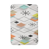 Midden-eeuwse moderne, gefilterde diamanten badmat (Voorkant Verticaal)