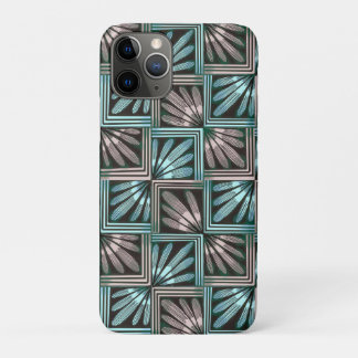Midden-eeuwse moderne geometrische bloemblaadjes Case-Mate iPhone case