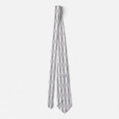Midden-eeuwse moderne grijze Argyle Necktie Stropdas (Achterkant)