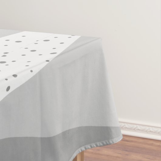 Midden-eeuwse moderne grijze argyle-tablet tafelkleed (Voorbeeld)