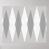 Midden-eeuwse moderne grijze Poster (Voorkant)