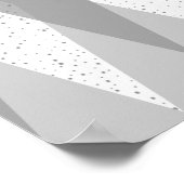 Midden-eeuwse moderne grijze Poster (Hoek)