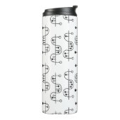 Midden-eeuwse moderne helix thermosbeker (Gedraaid links)