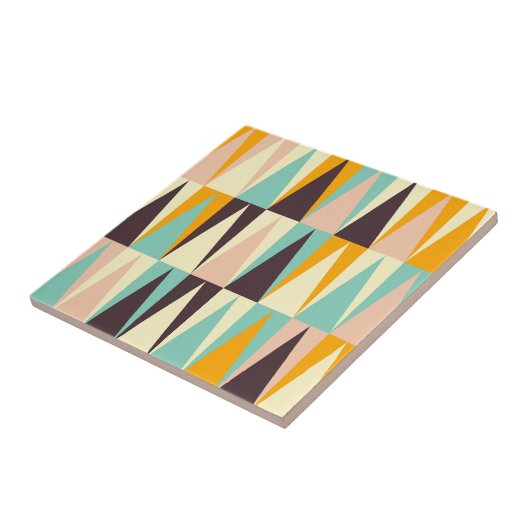 Midden-eeuwse moderne keramische Tegel Tegeltje (Zijkant)