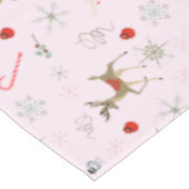 Midden-eeuwse moderne kerstrendiersnoeren tafelkleed (Gekanteld)