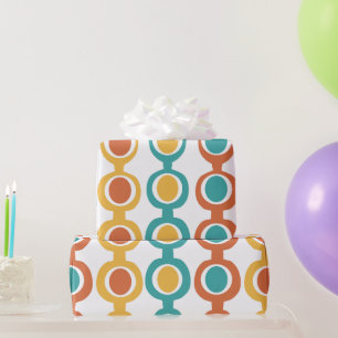 Midden-eeuwse moderne keten cadeaupapier