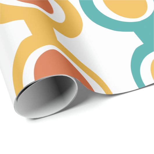 Midden-eeuwse moderne keten cadeaupapier (Rol Hoek)