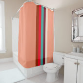 Midden-eeuwse moderne kleuren douchegordijn (In situ)