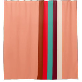 Midden-eeuwse moderne kleuren douchegordijn